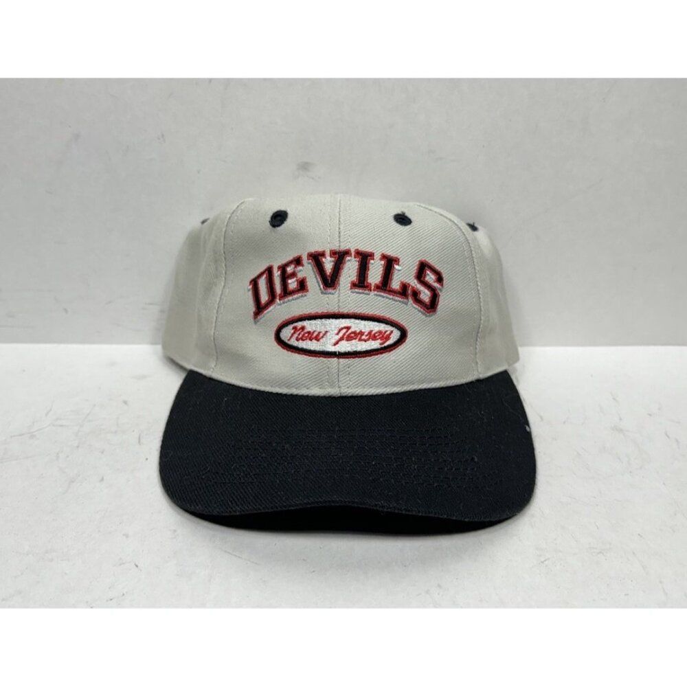 Rare Vintage New Jersey Devils Logo Athletic Snapback Hat‎ NHL Cap